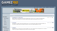 Desktop Screenshot of gamez100.com